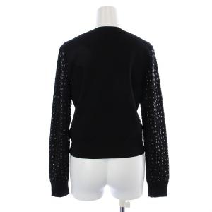 MICHAEL Michael Kors 近年モデル ニット カットソー 長袖 スタッズ M ブラック