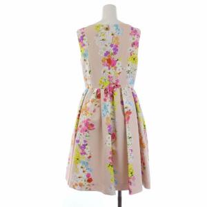 Chesty 花タワーワンピース ひざ丈 ノースリーブ 1 マルチカラー タグ付き