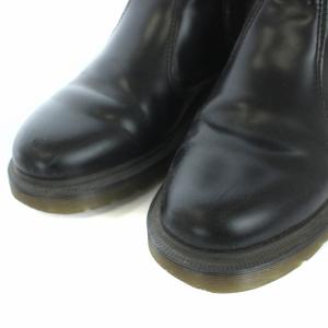 Dr.Martens チェルシーブーツ サイドゴア ショート レザー UK5 ブラック