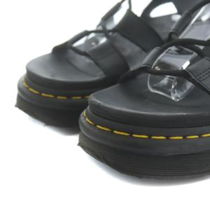 Dr.Martens ナルティラ NARTILLA サンダル レースアップ 厚底 ステッチ レザー US7 24cm 黒 ブラック