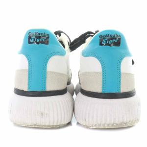 Onitsuka Tiger DELECITY スニーカー ローカット レザー US5.5 24cm WHITE/LAGOON 1183A386
