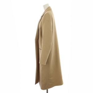 ENFOLD 18SS チェスターコート ロング 総裏地 ウール 38 ベージュ