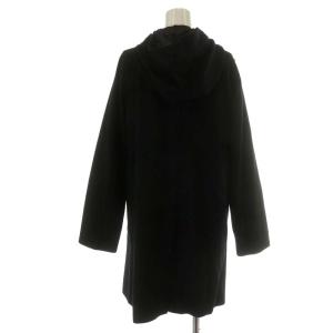 MACKINTOSH コート ロング丈 ウール フード アウター 36 S 黒 ブラック