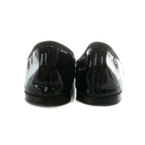 Repetto バレエシューズ フラットシューズ リボン エナメル 39 ブラック
