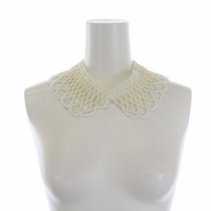 Ameri VINTAGE PEARL COLLAR CHOKER つけ襟 チョーカー フェイクパール ビーズ ホワイト