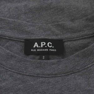 A.P.C. Tシャツ カットソー ロゴ ギター 半袖 コットン S グレー