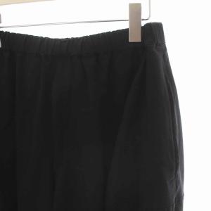 BLACK COMME des GARCONS AD2020 製品染め イージー ワイド パンツ クロップド 変形 XS 黒 ブラック 1Z-P001