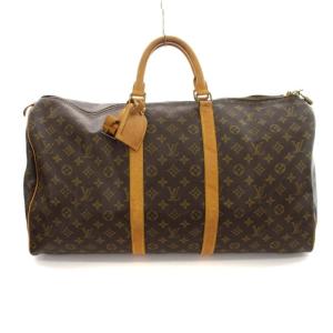 M41424 モノグラム ソフトラゲージ キーポル55 ボストンバッグ 茶