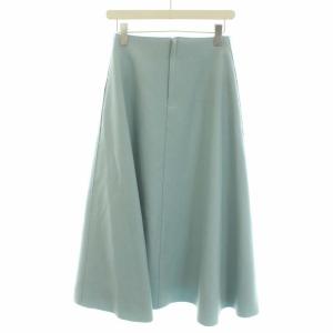 Plage 21AW Melton Midi スカート ロング マキシ フレア ウール 36 ライトブルー