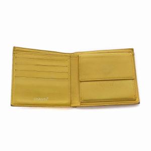 CHANEL ニュートラベルライン 二つ折り財布 ココマーク 7番台 黄色 イエロー