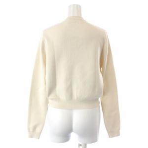 TOMORROWLAND CABaN 20SS コットンカシミヤクルーネックカーディガン ニット 長袖 XS アイボリー