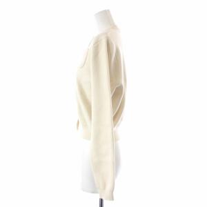 TOMORROWLAND CABaN 20SS コットンカシミヤクルーネックカーディガン ニット 長袖 XS アイボリー