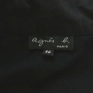 agnes b. 18SS オールインワン サロペット オーバーオール コットン 36 ブラック
