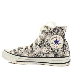 CONVERSE 1CK374 オールスター 漫画太郎 ハイカット スニーカー キャンバス US4.5 ホワイト