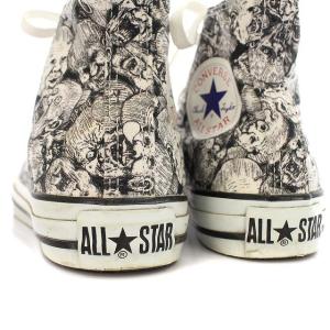 CONVERSE 1CK374 オールスター 漫画太郎 ハイカット スニーカー キャンバス US4.5 ホワイト