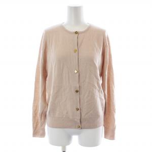 21AW スリットスリーブカーディガン ニット カットソー 長袖 ウール 36 S ピンクベージュ