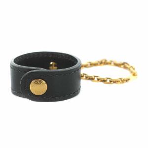 ノマド グローブホルダー 手袋ホルダー レザー チェーン ブラック