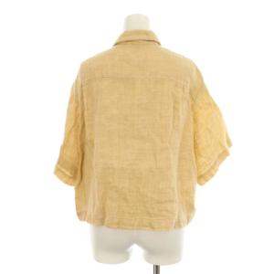 AURALEE 20SS LINEN DOUBLE FACE HALF SLEEVED SHIRTS シャツ リネン 半袖 ショート丈 1