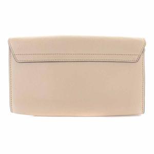 TORY BURCH ショルダーバッグ レザー ロゴ チェーン フラップ ピンク