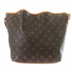 LOUIS VUITTON M42226 モノグラム プチノエ ショルダーバッグ ブラウン