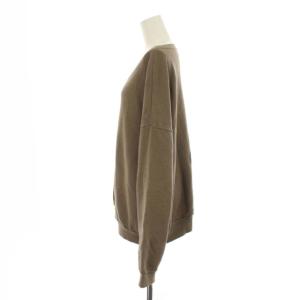 REMI RELIEF スウェット トレーナー ビッグシルエット 長袖 F 茶 ブラウン