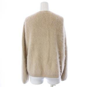 OLD ENGLAND カーディガン ニット セーター 長袖 アンゴラ 36 ベージュ