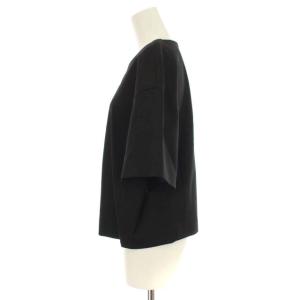 ADORE タグ付き ブラウス プルオーバー 半袖 ショート丈 38 ブラック
