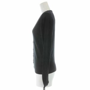 ETRO ニットカーディガン ウール 長袖 38 S 黒 ブラック