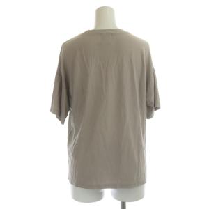 Ameri VINTAGE 代官山限定 Tシャツ カットソー 半袖 クルーネック プリント F グレージュ