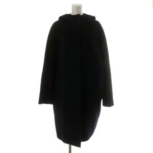 NEW.DIVIDE LETAV ダブルフェイス コート ロング丈 ウール カシミヤ混 S ネイビー