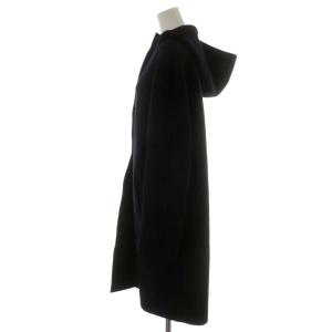 Theory NEW.DIVIDE LETAV ダブルフェイス コート ロング丈 ウール カシミヤ混 S ネイビー