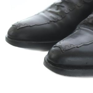 GIVENCHY ビジネスシューズ 革靴 アーモンドトゥ レースアップ レザー 45 30.5cm 黒 ブラック D