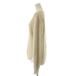 AURALEE スーパーハードツイストリブニット 長袖 コットン 1 S アイボリー A75V04TR