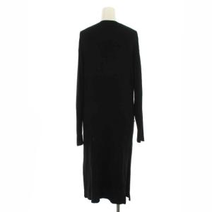 Grace Class 20SS カーディガン ニット ロング パール 長袖 薄手 36 ブラック