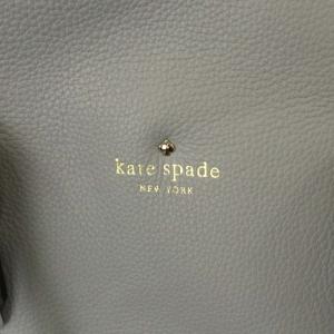 kate spade new york トートバッグ ハンドバッグ ショルダーバッグ 2way レザー グレー