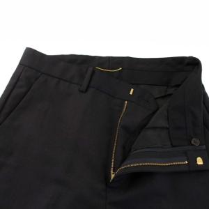 Deuxieme Classe 18SS standard ネイビーワイドパンツ スラックス フルレングス 36 S-M 紺 ネイビー