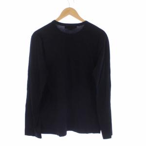 BLACK COMME des GARCONS AD2017 Tシャツ カットソー ロンT 長袖 ロゴ L 黒 ブラック 1Z-T001