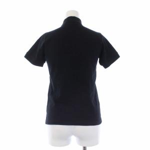 PLAY Comme des Garçons AD2018 ポロシャツ 半袖 ハートワッペン XS 黒 ブラック AZ-T005