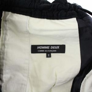 Comme des Garçons Homme Deux AD2019 20SS コーデュロイパンツ テーパード イージー M ブラック DE-P065