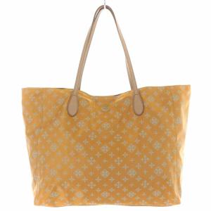 russet トートバッグ ハンドバッグ ナイロン レザー モノグラム オレンジ ベージュ