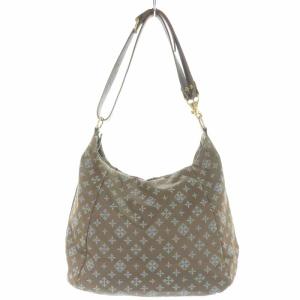 russet ワンショルダーバッグ ショルダーバッグ ナイロン モノグラム ブラウン