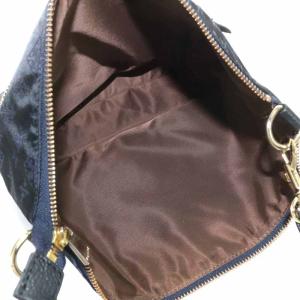 russet ショルダーバッグ ナイロン モノグラム ネイビー