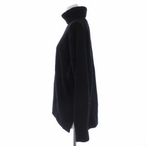 BEAUTY&YOUTH UNITED ARROWS ウールカシミヤ ルーズタートルネックニット セーター 長袖 F ブラック