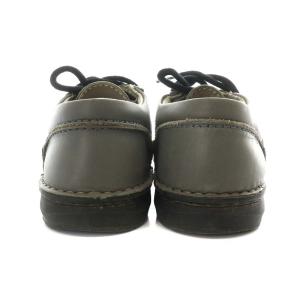 BIRKENSTOCK PASADENA スニーカー シューズ リボン スリッポン レザー 24.0cm グレー