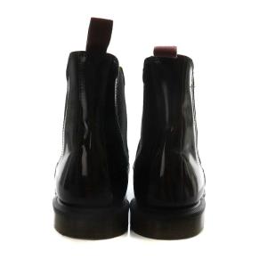 Dr.Martens フローラ サイドゴア チェルシーブーツ ショートブーツ レザー 6 ボルドー