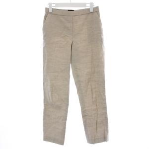 22SS テーパードパンツ イージーパンツ スラックス 麻 リネン混 2 M ベージュ