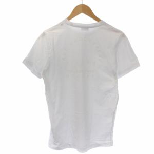 DIESEL Tシャツ カットソー 半袖 クルーネック ロゴ XS ホワイト