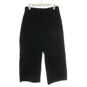 WORKWEAR COTTON DRILL ワイドパンツ コットン ジッパーフライ 0 ブラック