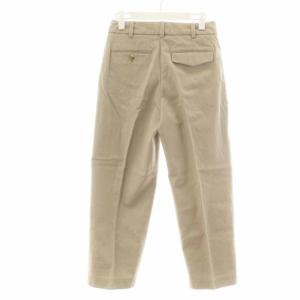 MARGARET HOWELL 18AW BRUSHED COTTON WOOL トラウザーズ パンツ ジップフライ 1 ベージュ