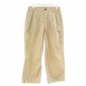 19SS FINE COMPACT COTTON POPLIN パンツ ボタンフライ 1 S ベージュ